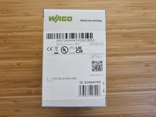 WAGO 750-8216/040-000 Controller PFC200; 2. Generation; 2 x ETHERNET, RS-232/-485, CAN, CANopen, PROFIBUS-Slave; Extrem [wie 750-8216 750-8212 750-8210 750-8202 PFC100 ]