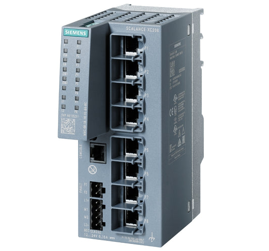 Siemens 6GK5 208-0BA00-2AC2 SCALANCE XC208 manageable Layer 2 IE switch 6GK5208-0BA00-2AC2 NET ProfiNet