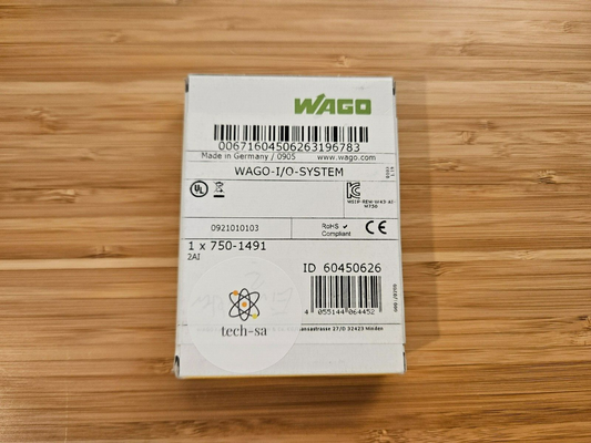 WAGO 750-1491 Entrée analogique 2 canaux ; Ponts de résistance entrée analogique DMS AI